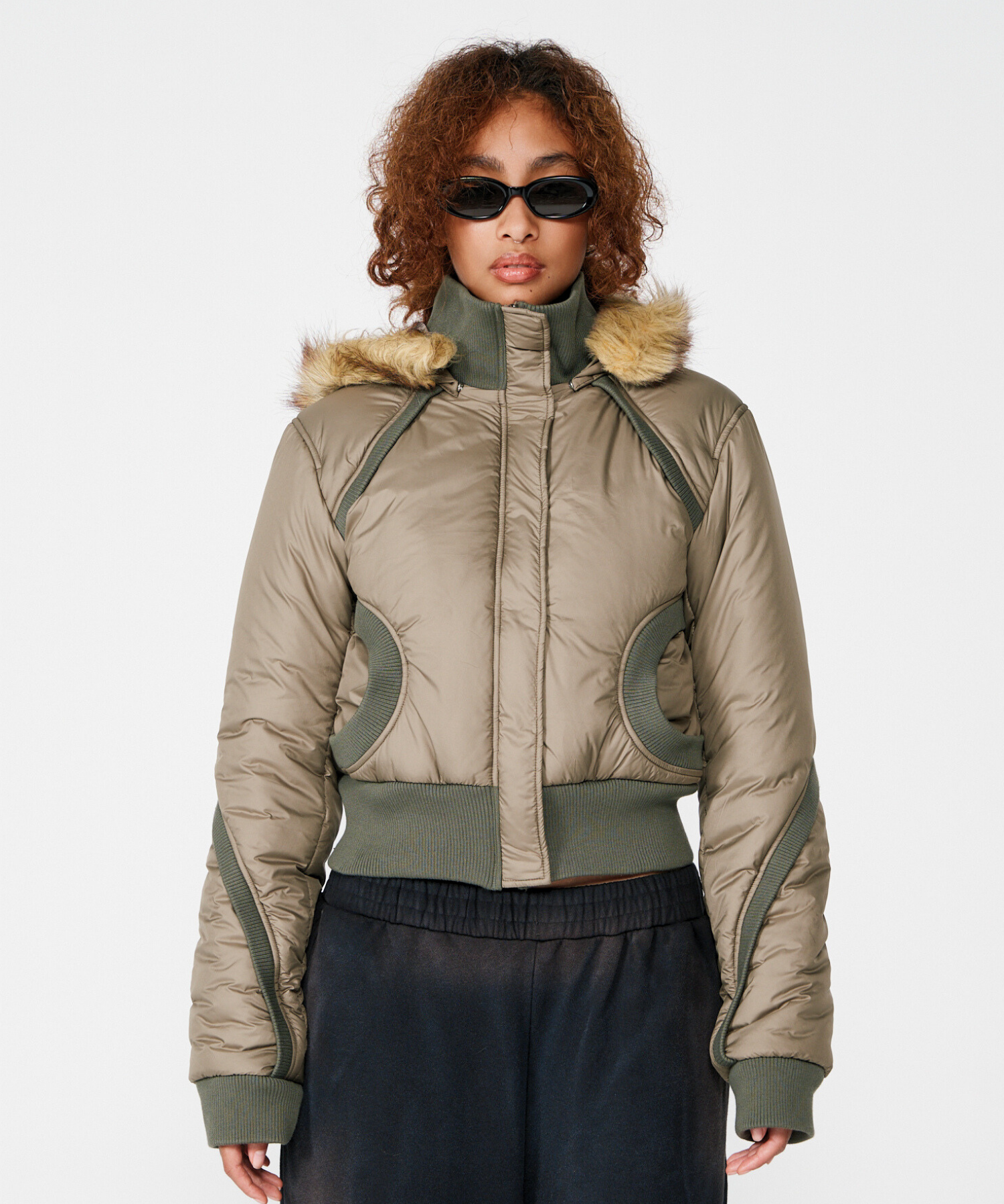 SWITCHING RIB 2WAY PUFFER JACKET – BEEDEN