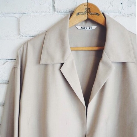 AURALEE ウールシルクトロピカルシャツジャケット | Belluria