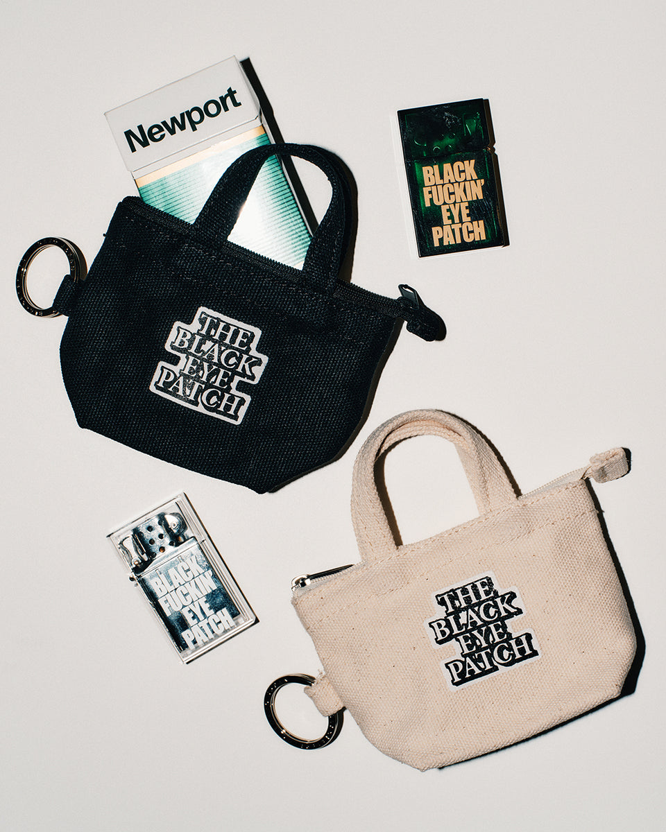 OG LABEL TOTE KEYCHAIN BLACK – BlackEyePatch