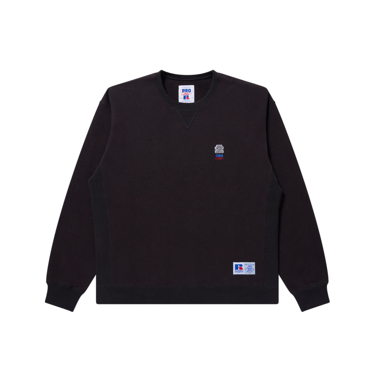 SMALL OG ”PRO COTTON” CREWNECK SWEAT BLACK – BlackEyePatch