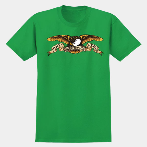 Anti Hero Eagle Tee Kelly Green – Black Sheep Skate Shop