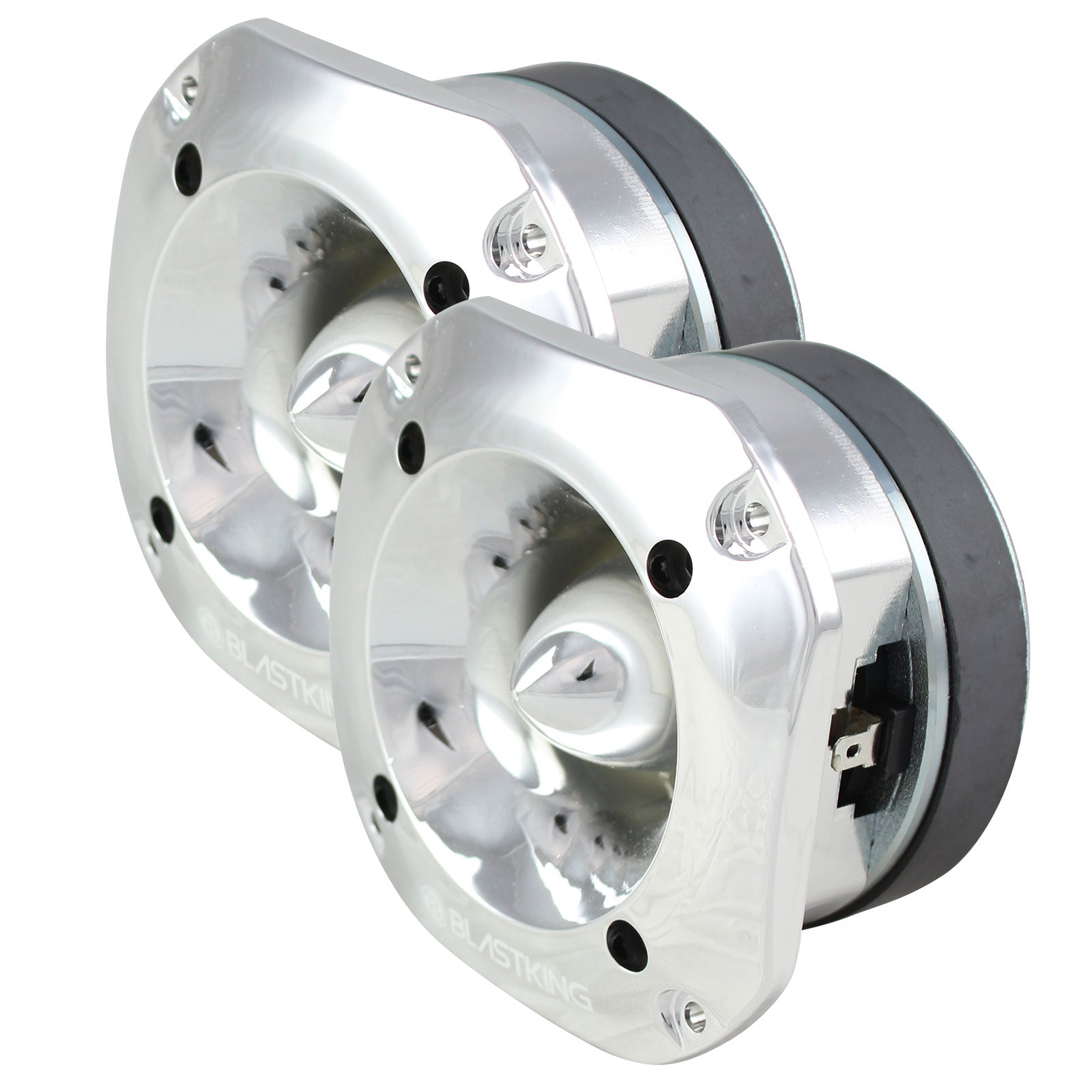 Blastking TW2000-SLV-K2 (2) 500 Watts 4x4 inch 1.5 inch VC Titanium Bu
