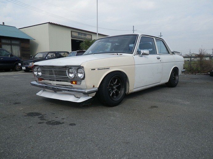 ブルーバード510、2ドアセダン 車高合わせ | 旧車のレストア及び