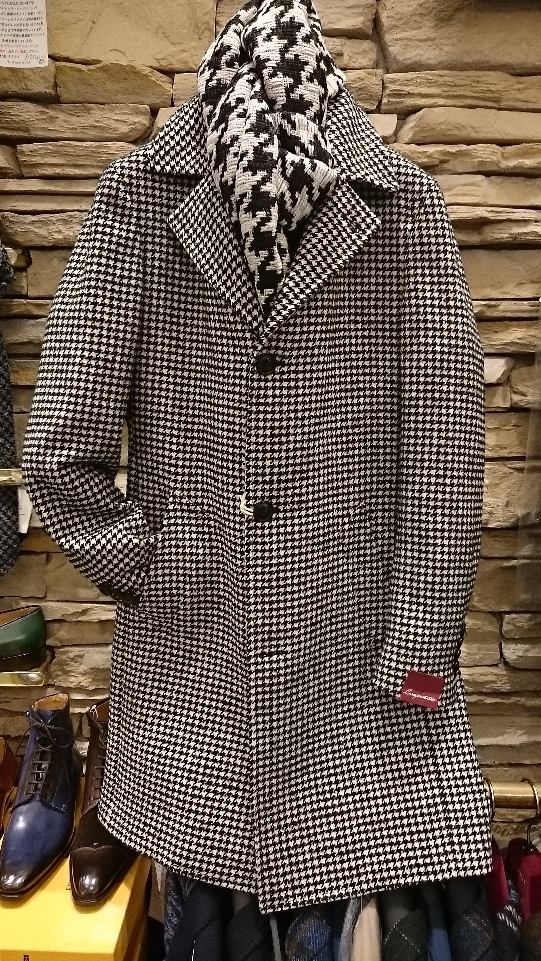 Angelo Nardelli 千鳥格子柄コート～ | LEONARDO スタッフ日記