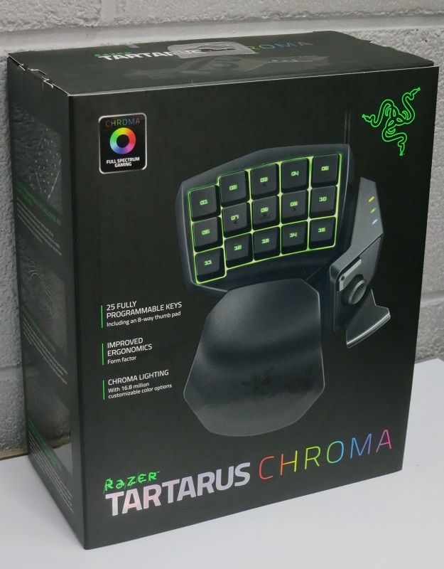 Razerの左手キーパッド「TARTARUS」がカラフルにリニューアル