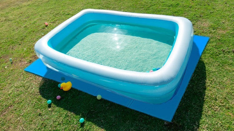 プールマット ビニールプール用 折りたたみ 200×150cm 厚み1cm
