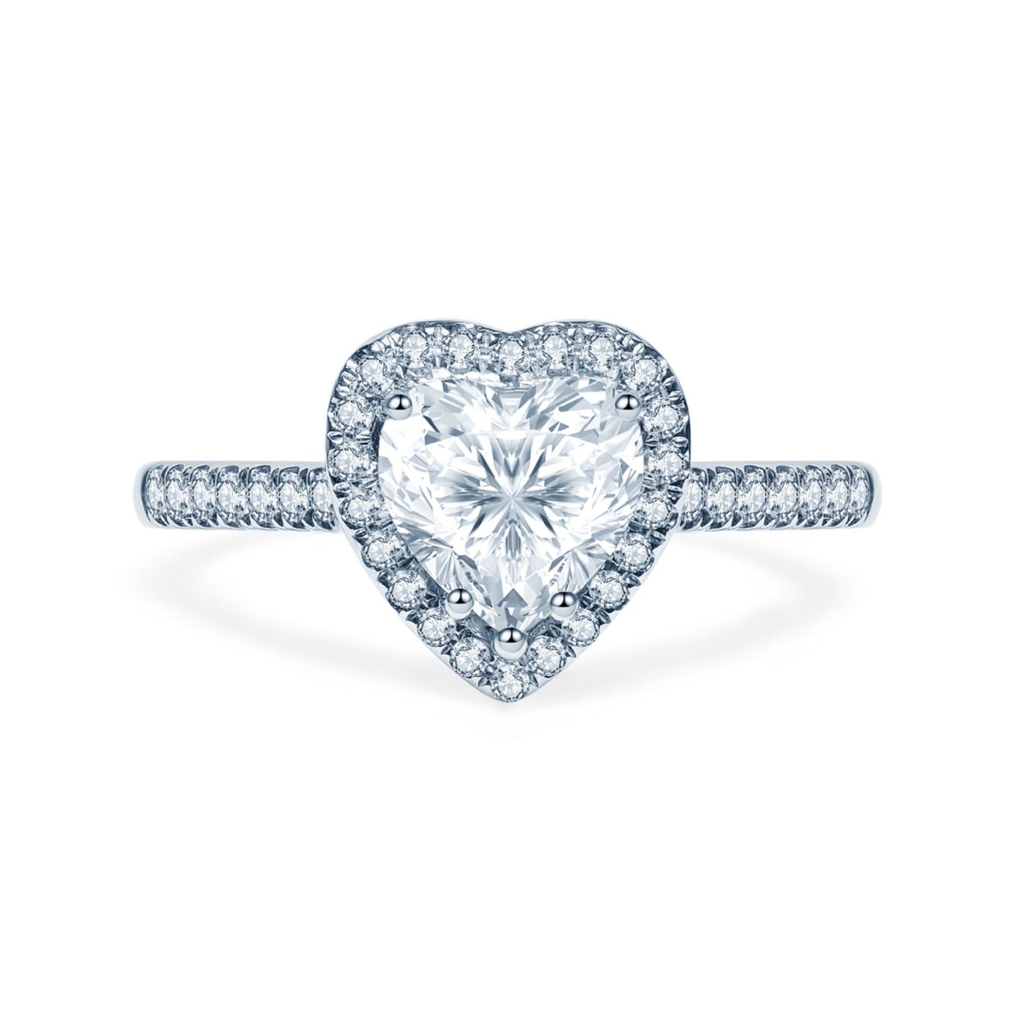 ハートシェイプ ヘイロー リング RI129 – Brillar