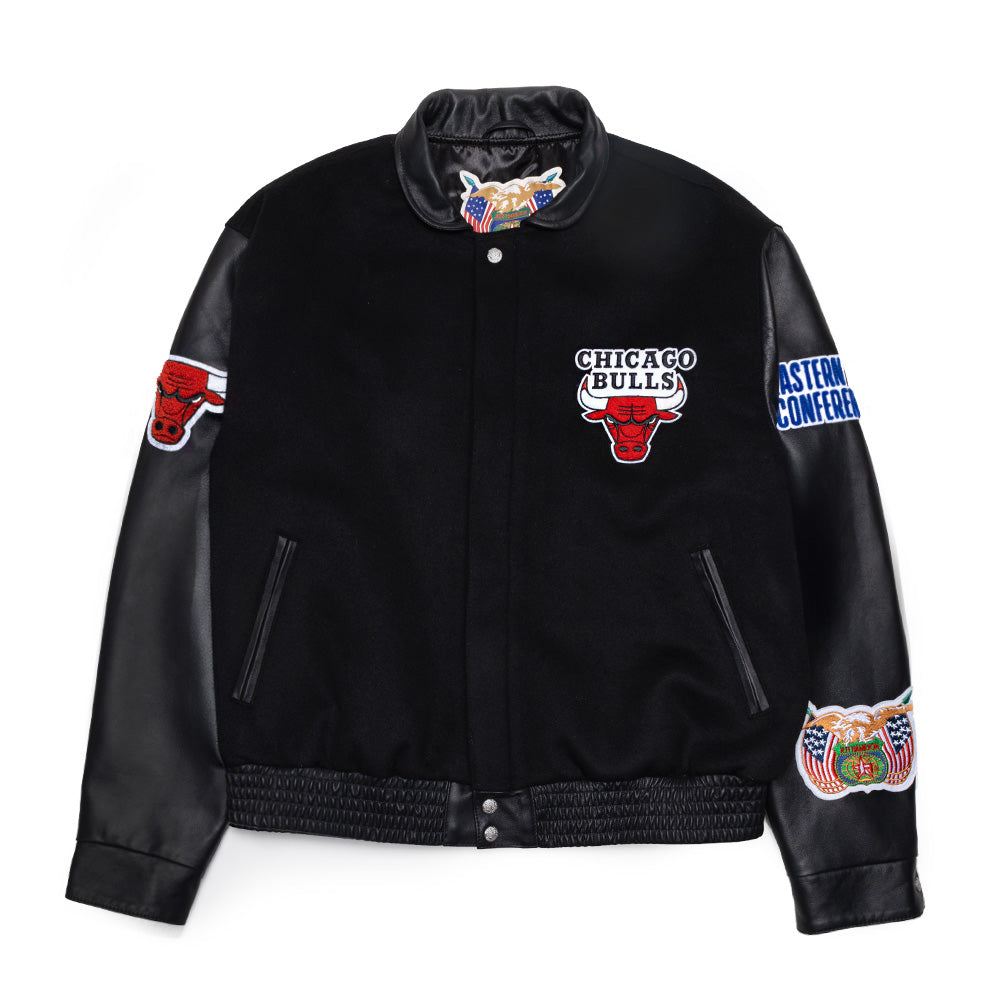 Jeff Hamilton Chicago Bulls Wool & Leather Jacket – JUST DON
