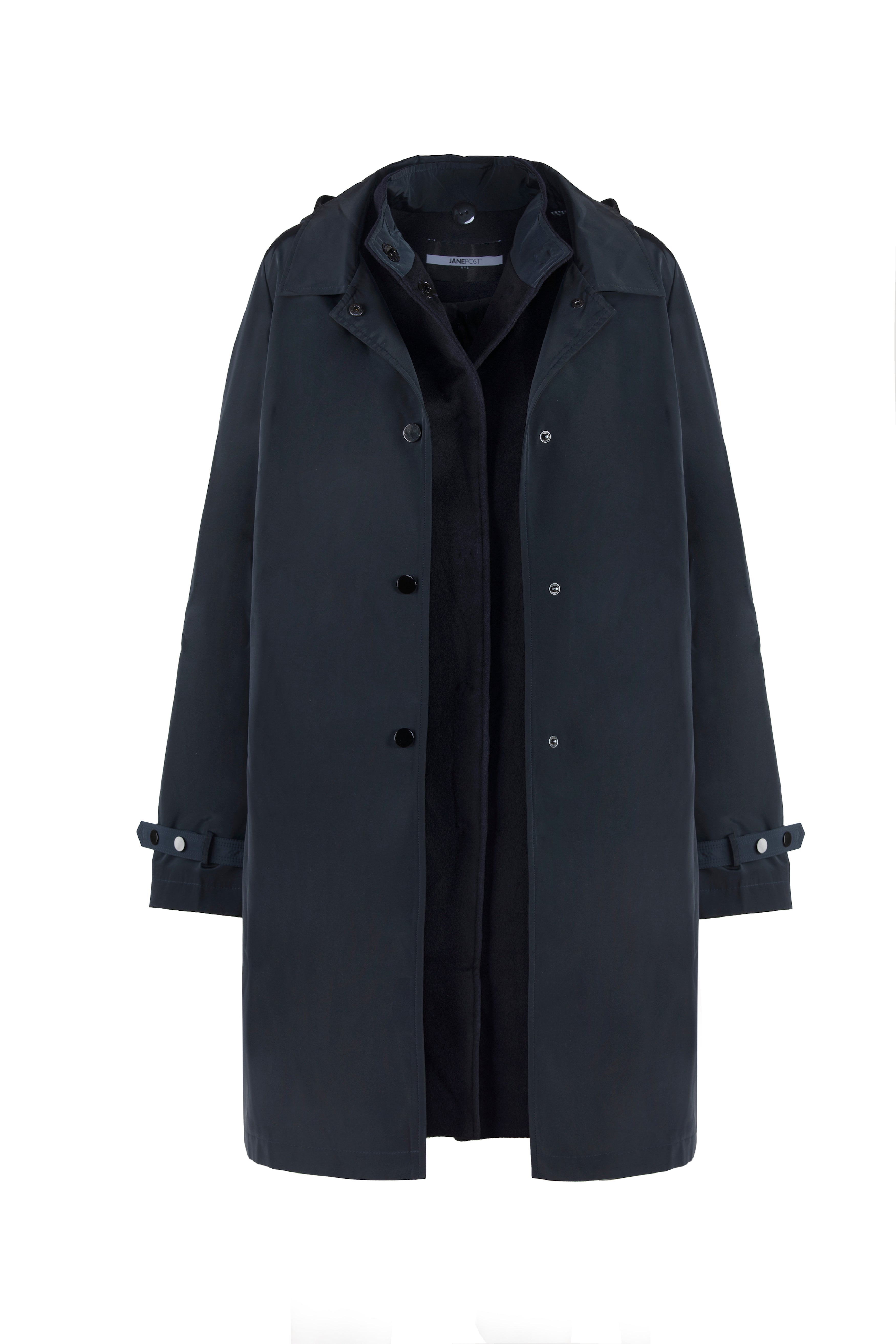 Navy Iconic Cashmere Double Coat – Jane Post