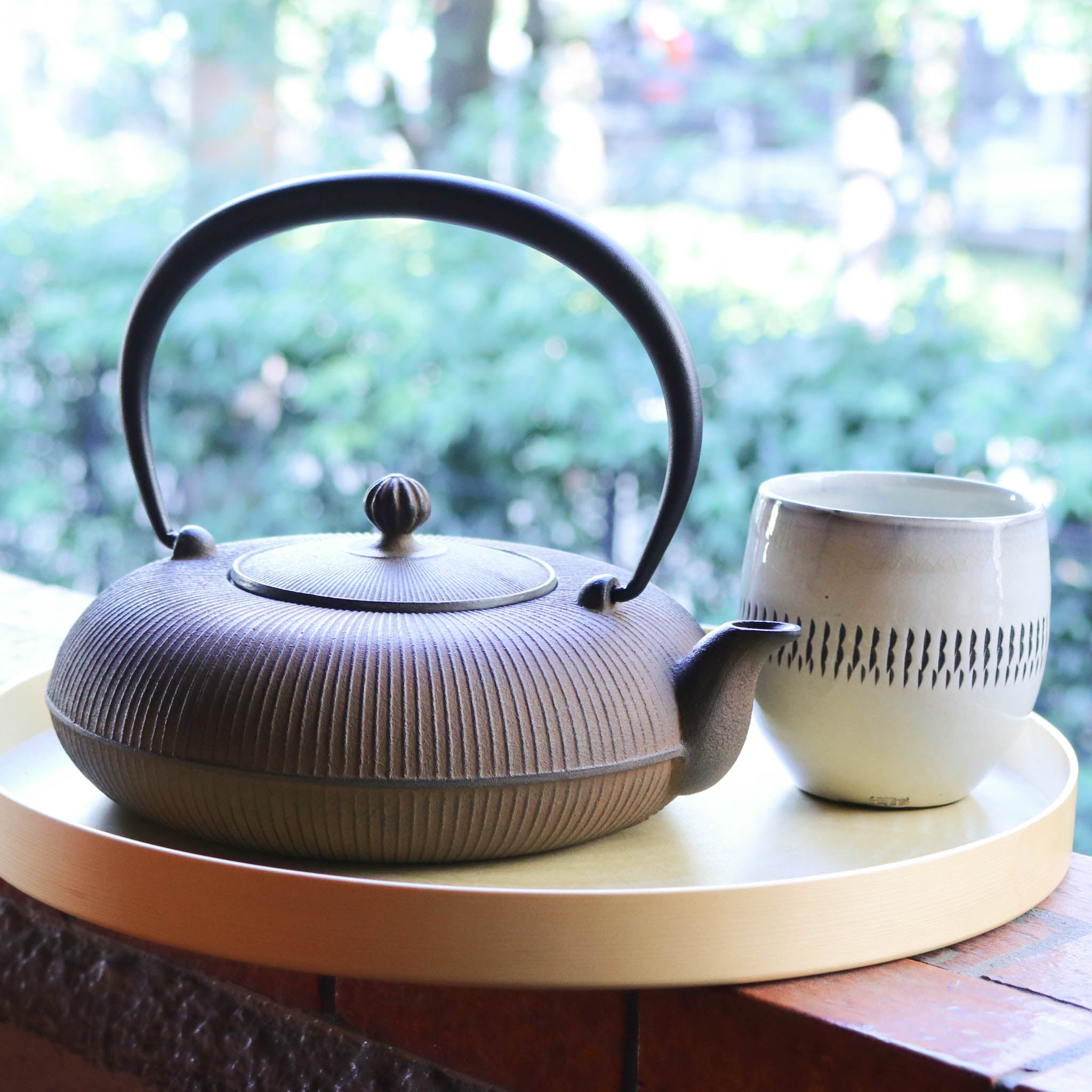 南部鉄器 鉄瓶 急須 | 立目 0.8L | ひさご色 | 及富