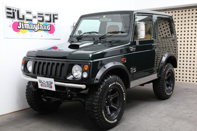 ジムニー JA22W カスタム No．498 ブリティッシュグリーンパール
