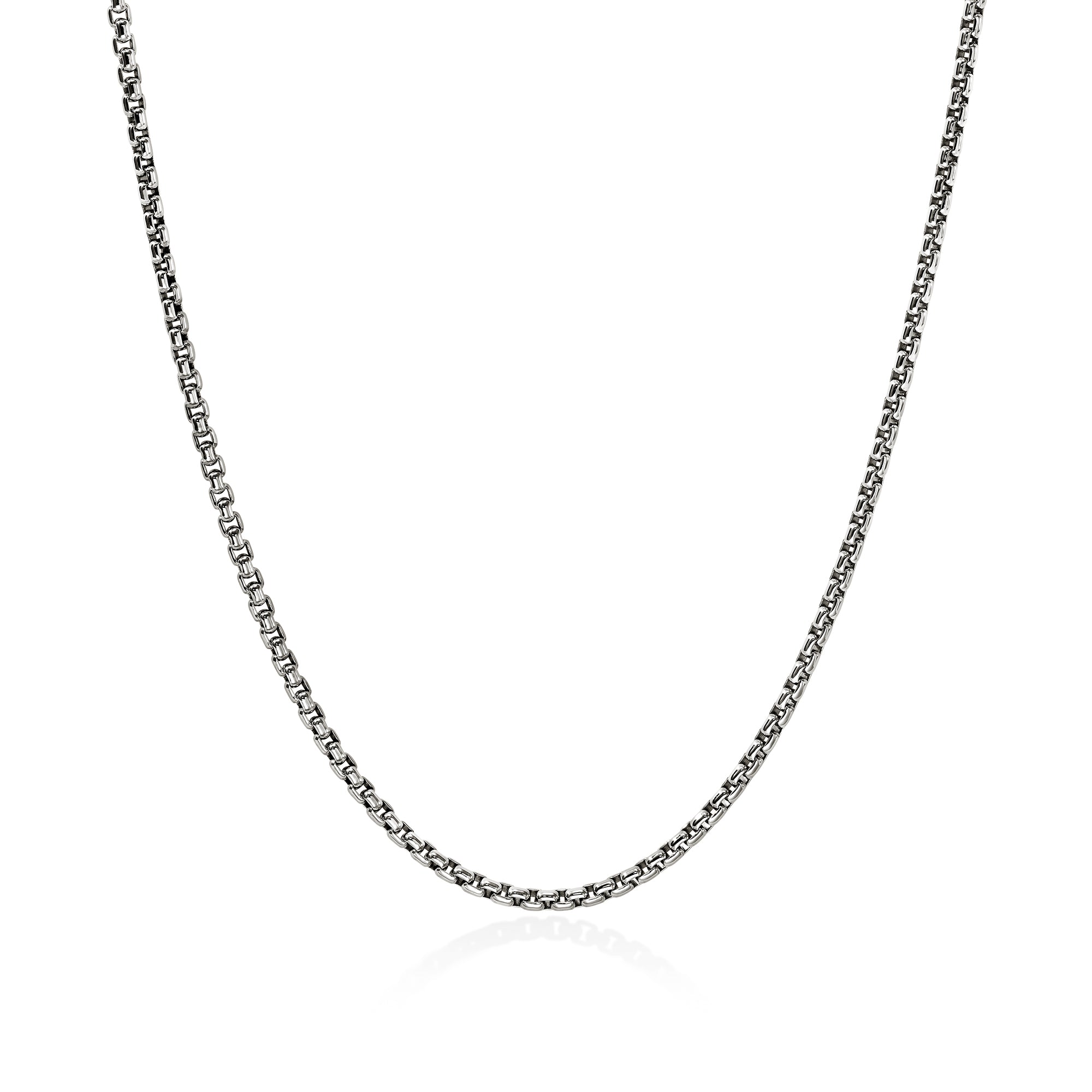 Box Chain Necklace, Sterling Silver, 2.7MM – John Hardy
