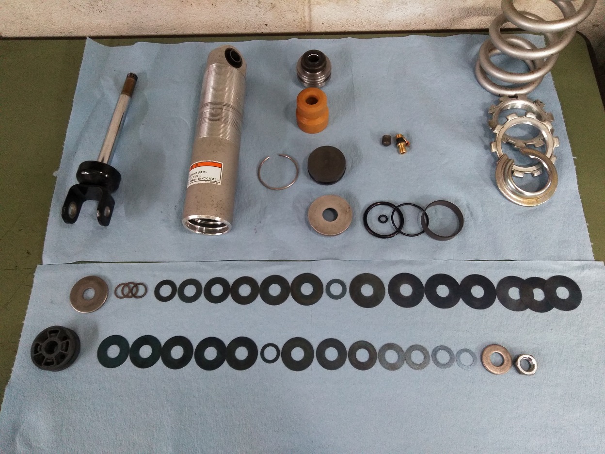 セロー250のリアサスペンション メンテナンス | johnny's factory