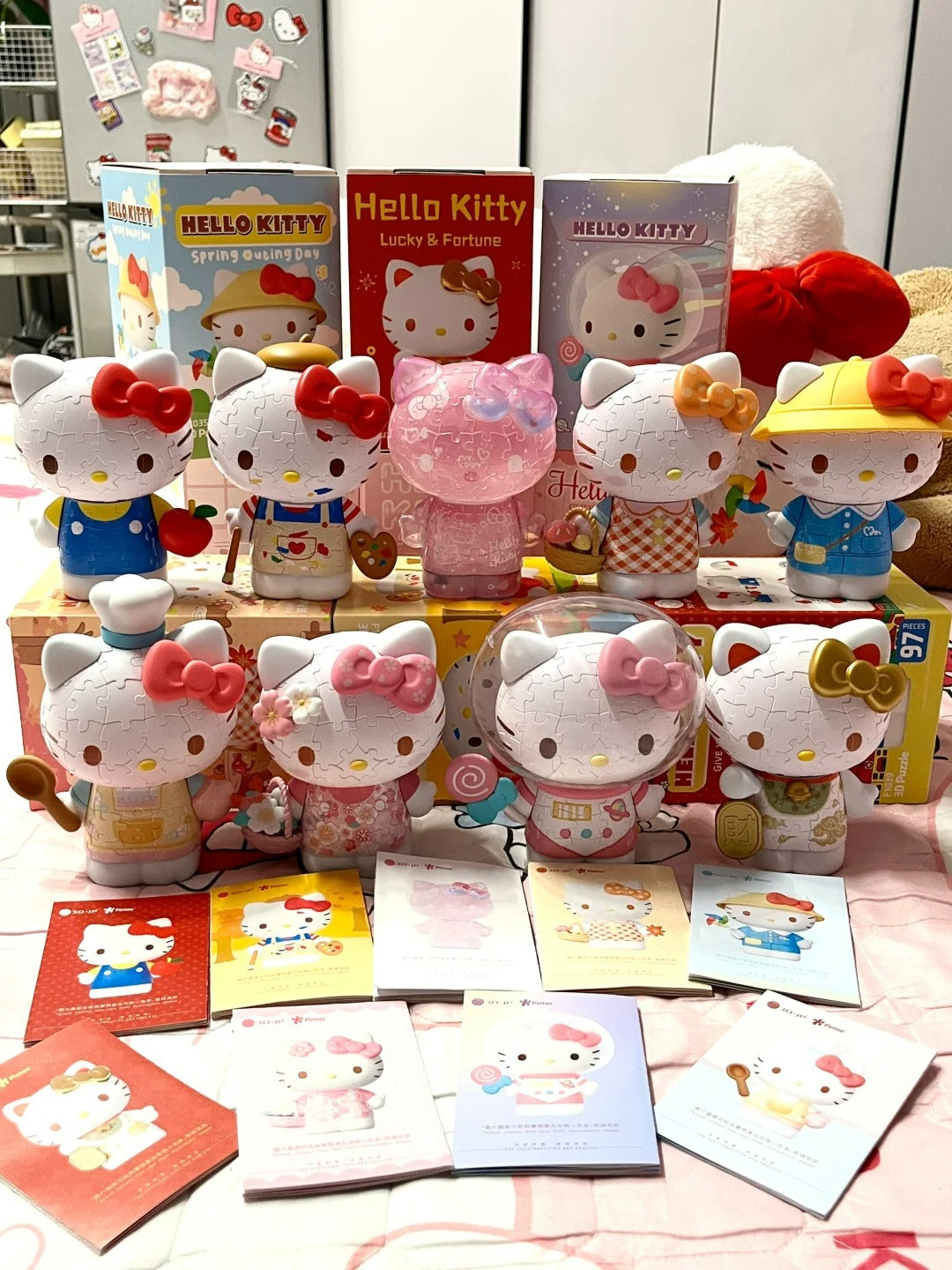 Sanrio Hello Kitty 50Th Anniversary 3D Puzzles 97Pcs 12.6 x 14 cm