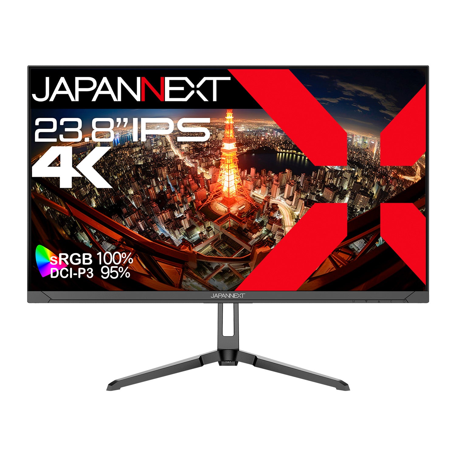 JAPANNEXT 23.8インチ IPSパネル搭載 4K(3840x2160)解像度 液晶