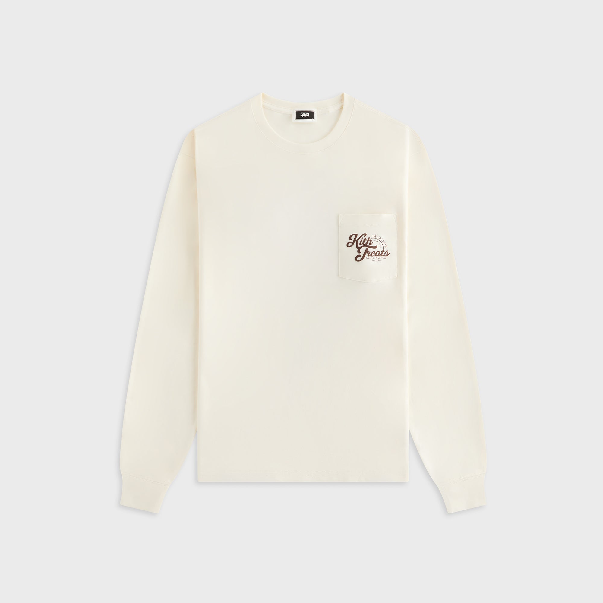 Kith Treats Croissant Long Sleeve Pocket Tee - Sandrift – Kith Japan