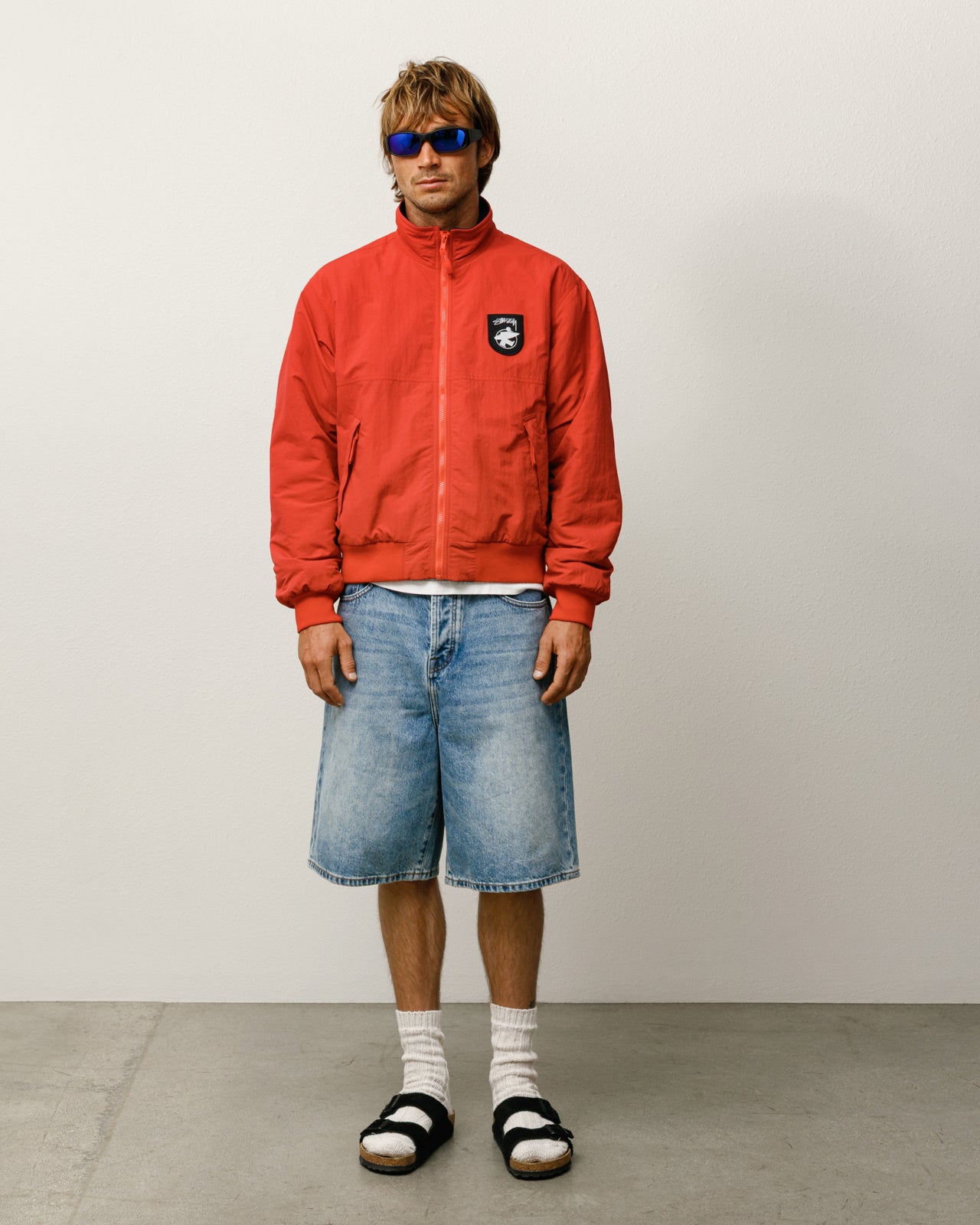 Polar Fleece Lined Jacket – Red | Outerwear | Stüssy Japan