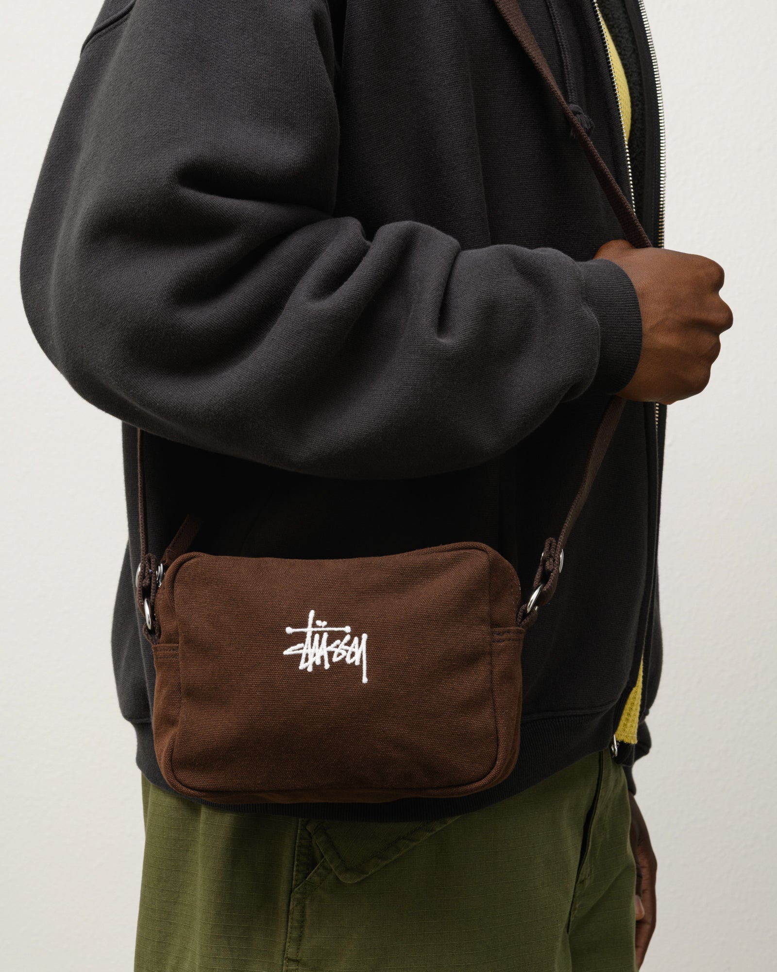 Canvas Pouch – Brown | Accessories | Stüssy Japan