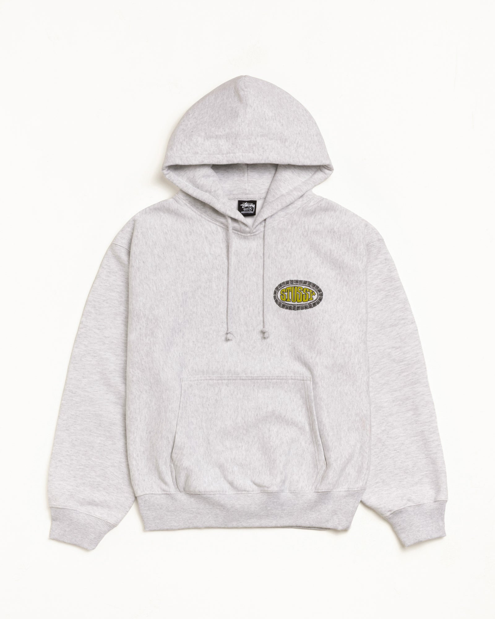 Tile Oval Hoodie – Ash Heather | Sweats | Stüssy Japan