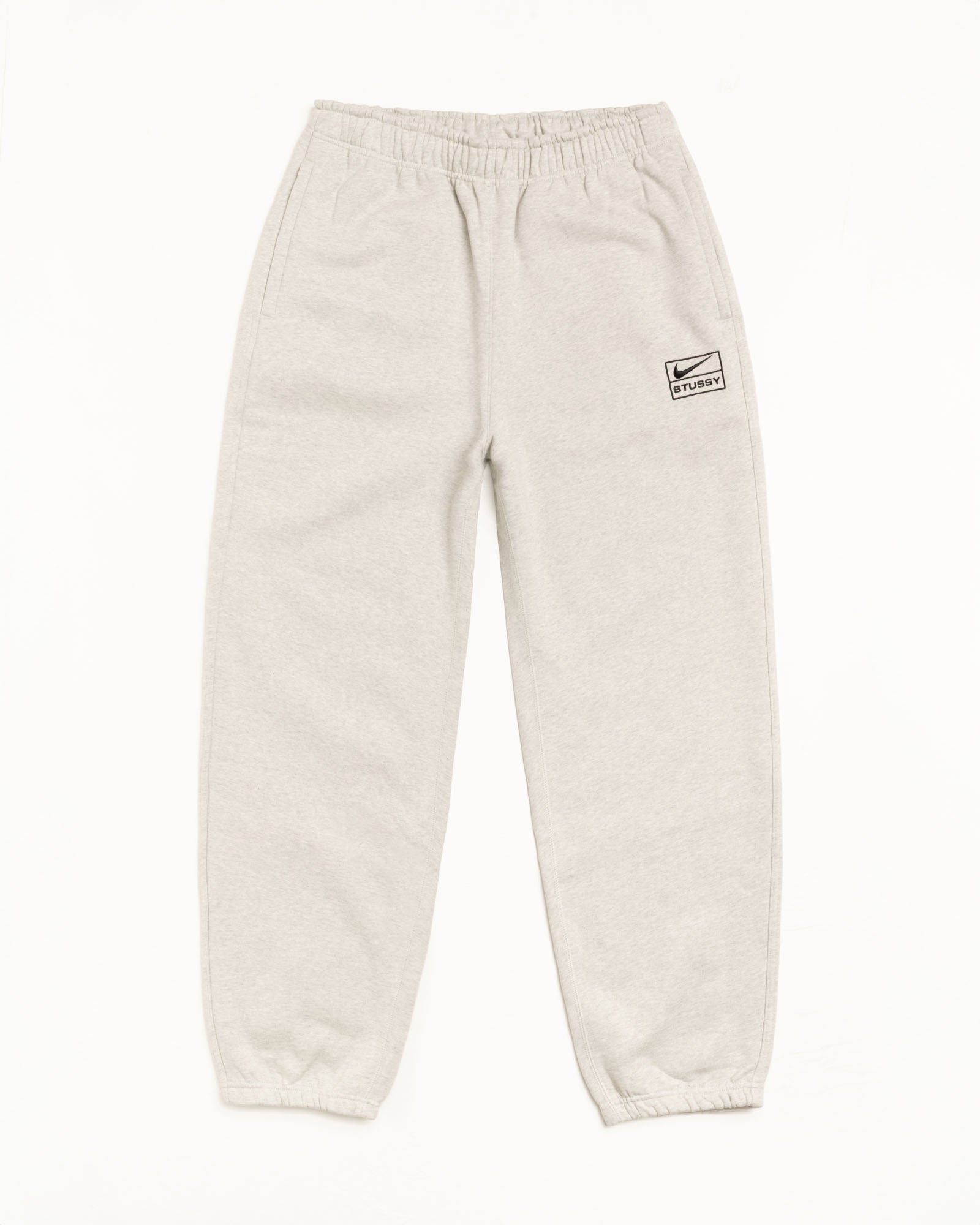 Stüssy & Nike Fleece Pant – Grey Heather | Bottoms | Stüssy Japan