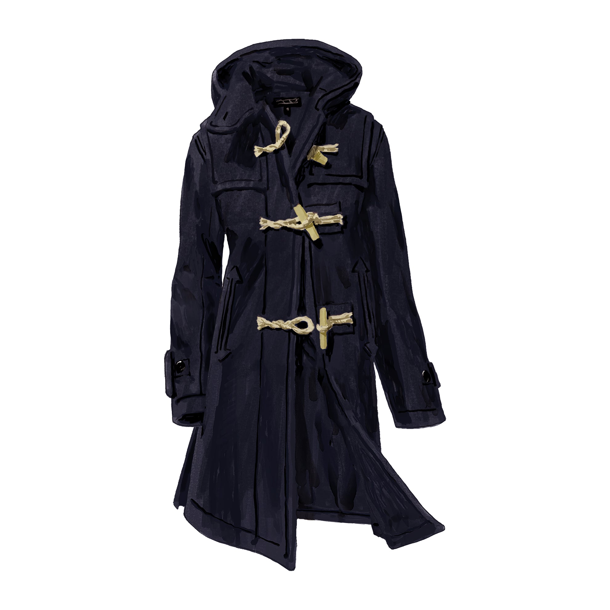 Long Lake Wool Duffle Coat - The J. Peterman Company