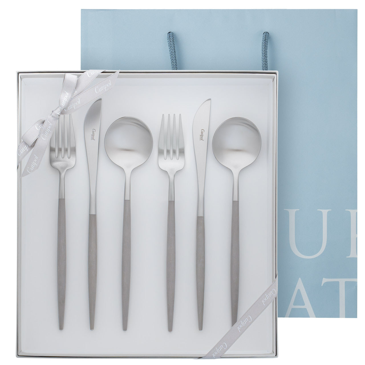 クチポール GOA/ゴア ディナー 6本 ギフトセット ウォームグレー