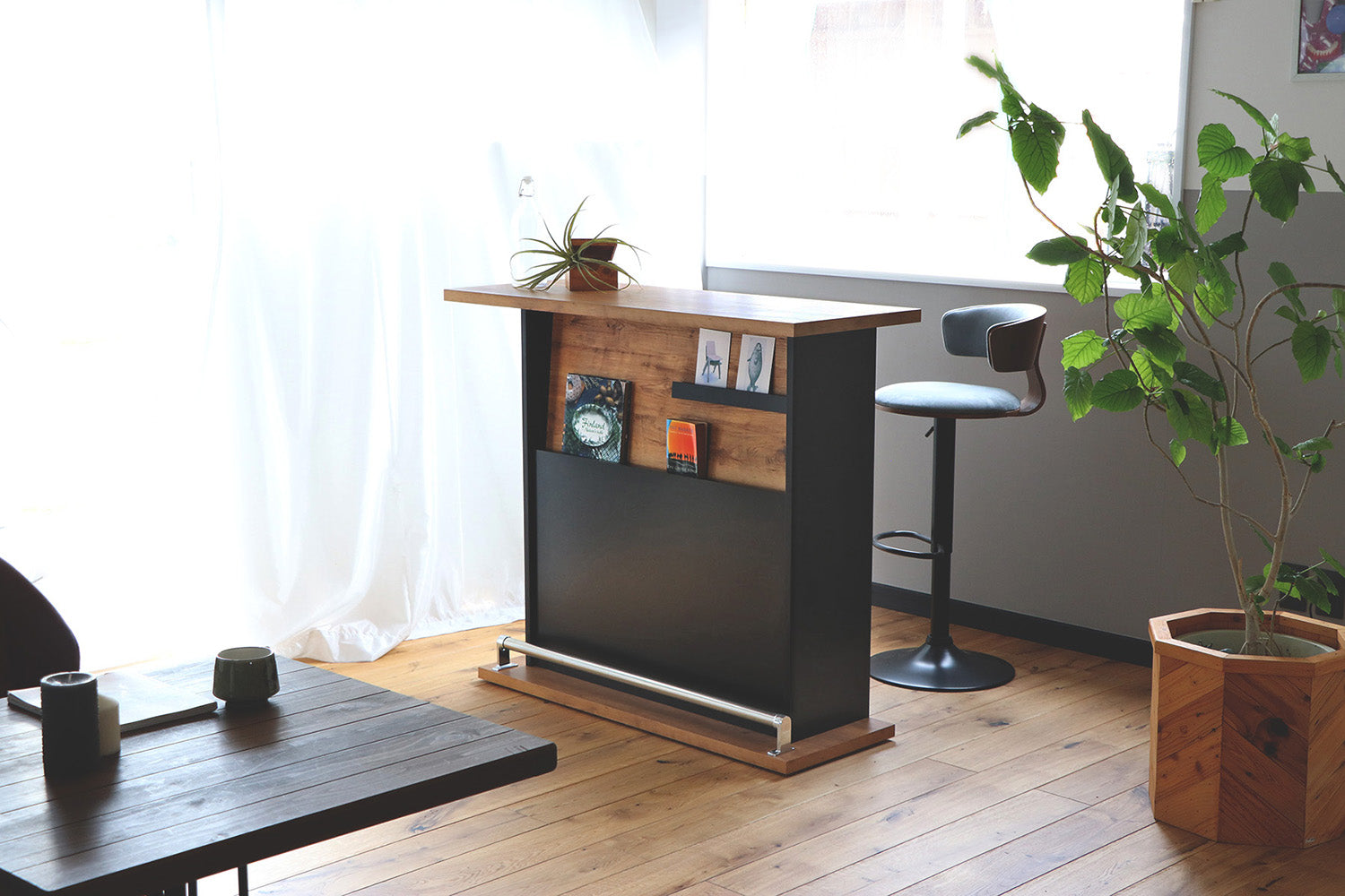 組立・引取サービス無料 | ネイツ 120 バーカウンター バーテーブル