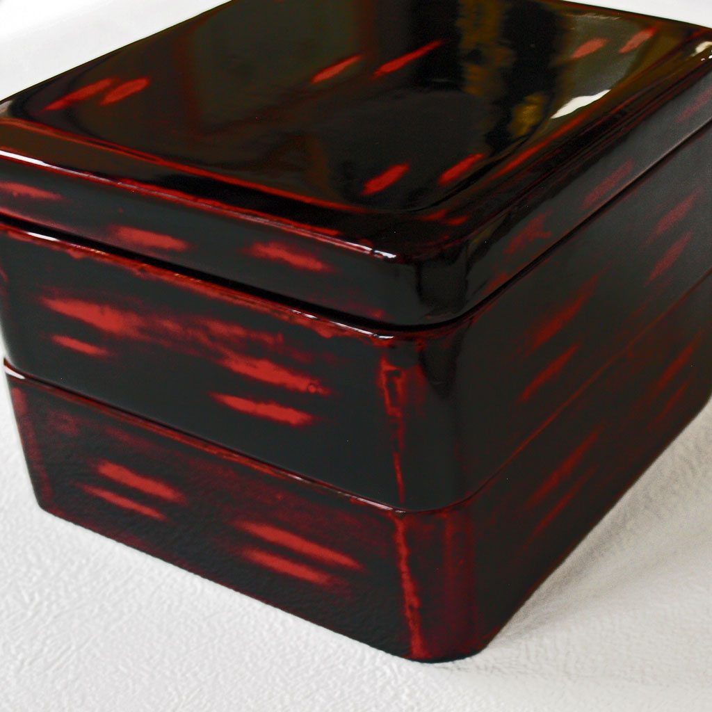 重箱2段・木製・漆塗り：曙塗/内朱・木曾漆器 – かく丸漆器問屋EC