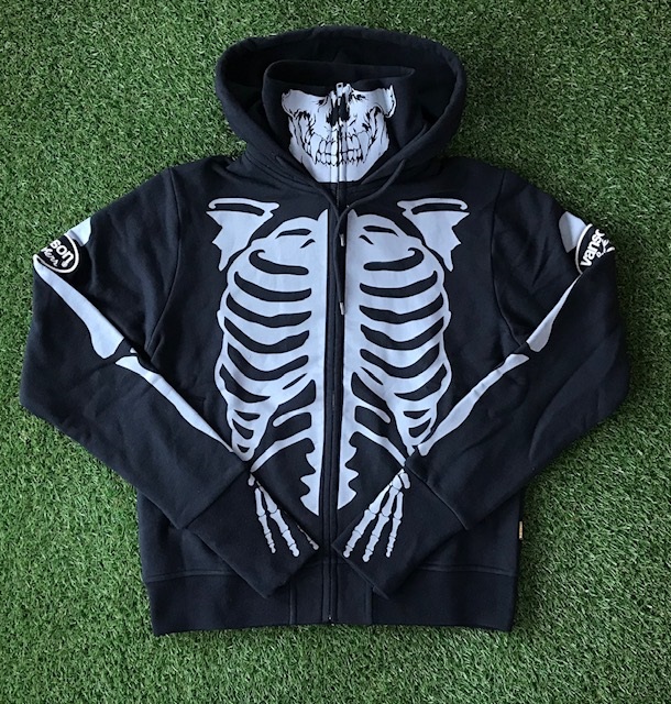 VANSON 裏起毛 ボーンスタンドカラー ZIPパーカー BLK / VANSON専門店