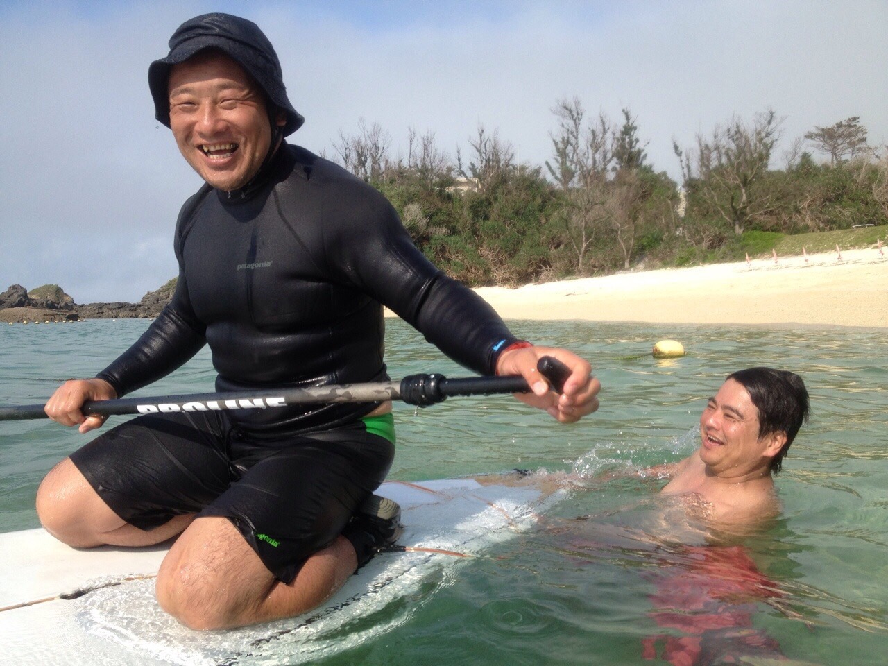 パタゴニア サーフ・ブリム】このハット、釣りの場面で大活躍です