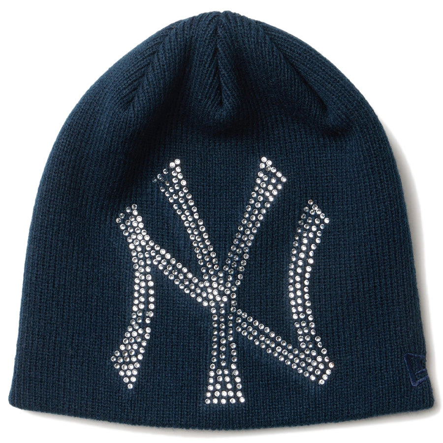 ニューエラ ニット帽 NEW ERA ベーシック ビーニー Rhinestone ライン