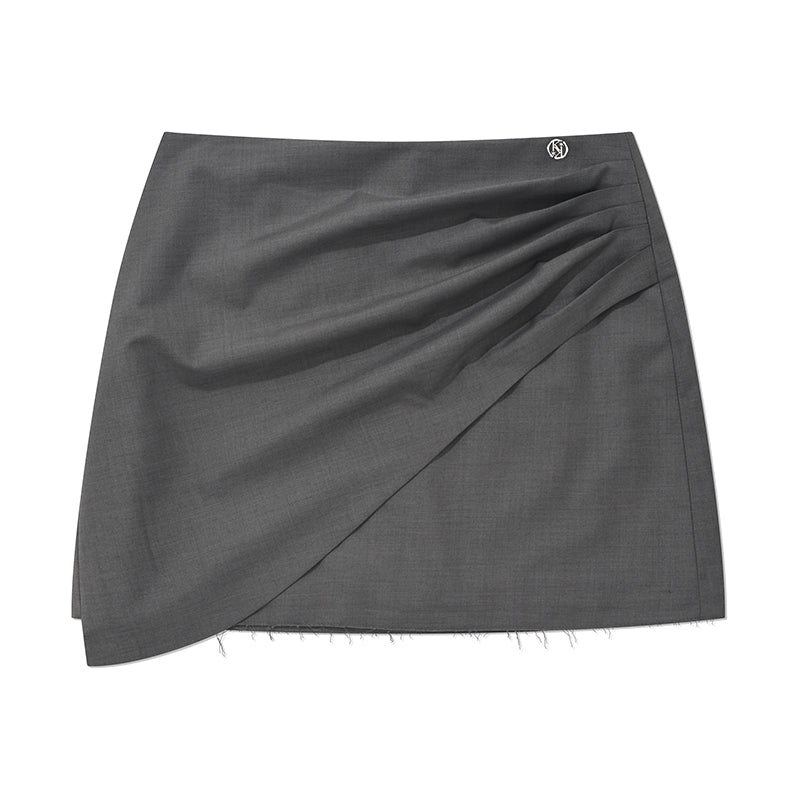 コレクションラップスカート【グレー】