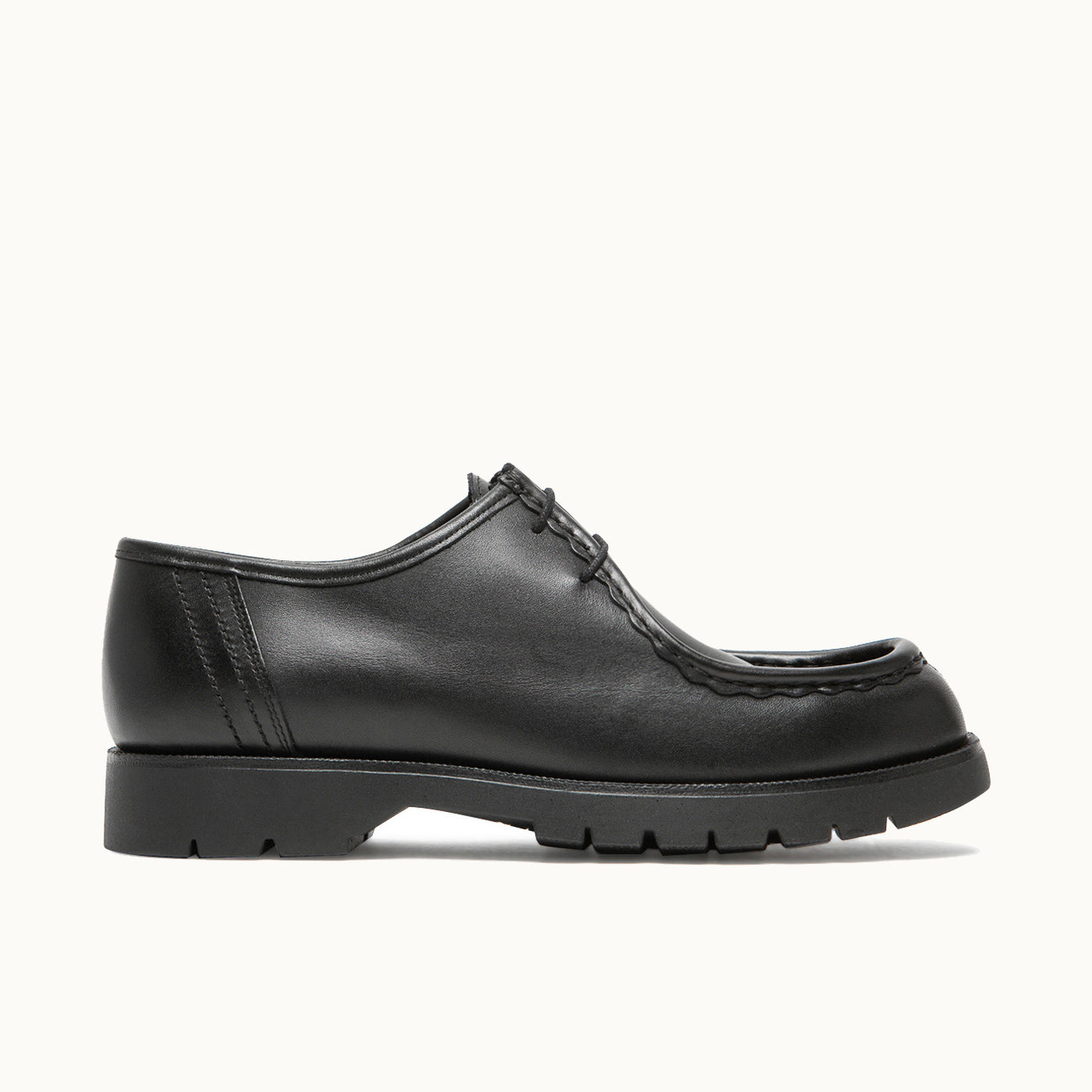 Leather Tyrolean Shoes | PADROR Black – Kleman