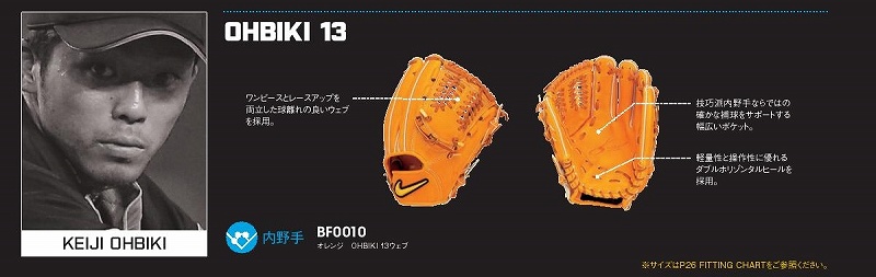 NIKE オーダーグローブ ナイキ硬式グラブ