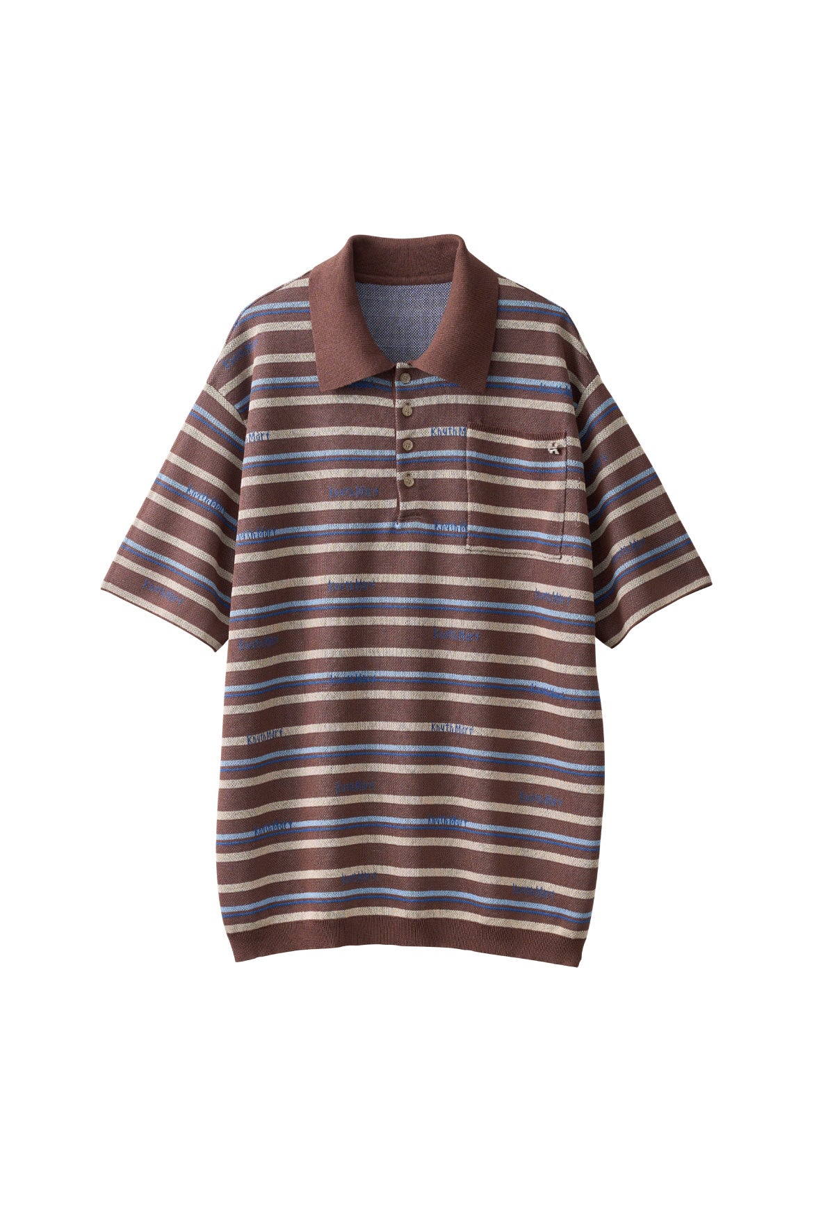 logo stripe polo knit(unisex)/2color | KNUTH MARF