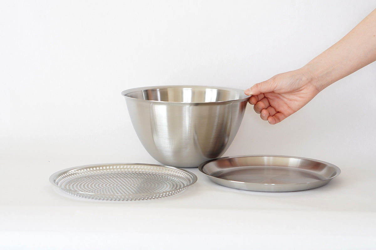 conte（コンテ） ｜ まかないボウル・丸バット・平ザル 220