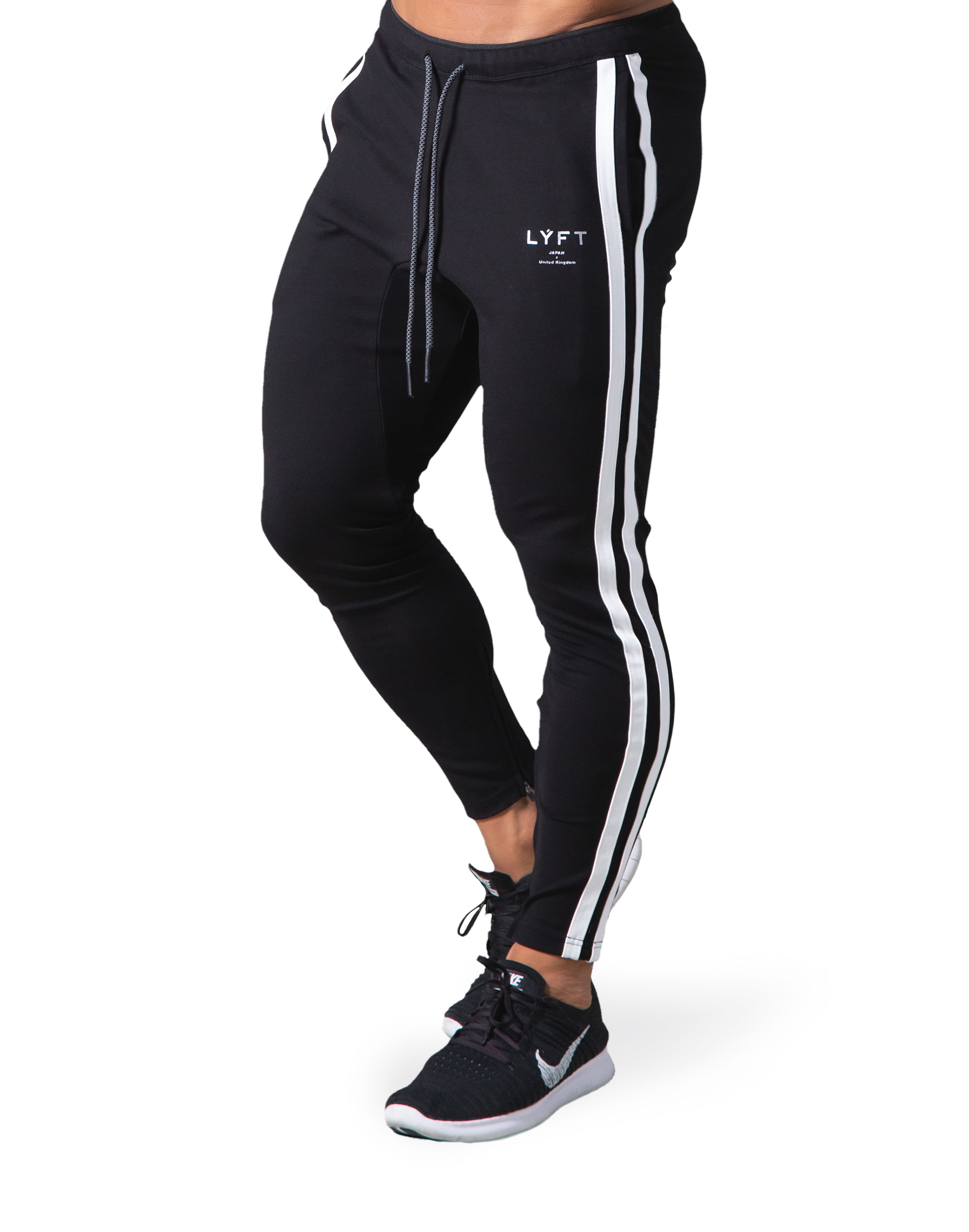 LYFT Stretch 2 Line Pants - Black – LÝFT