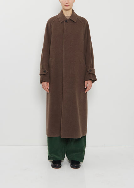 Super Fine Wool Mosser Soutien Collar Coat – La Garçonne