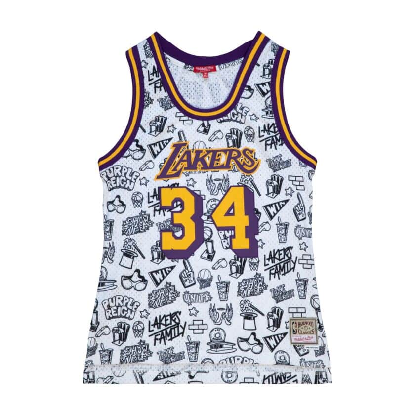 Los Angeles Lakers Women's Doodle O'neals Swingman Jersey – Lakers