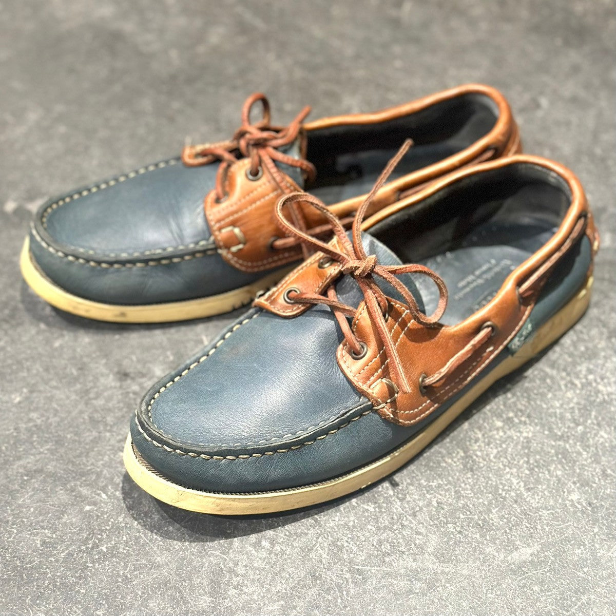 PARABOOT】パラブーツ 1211 レザーデッキシューズ バース カーフ