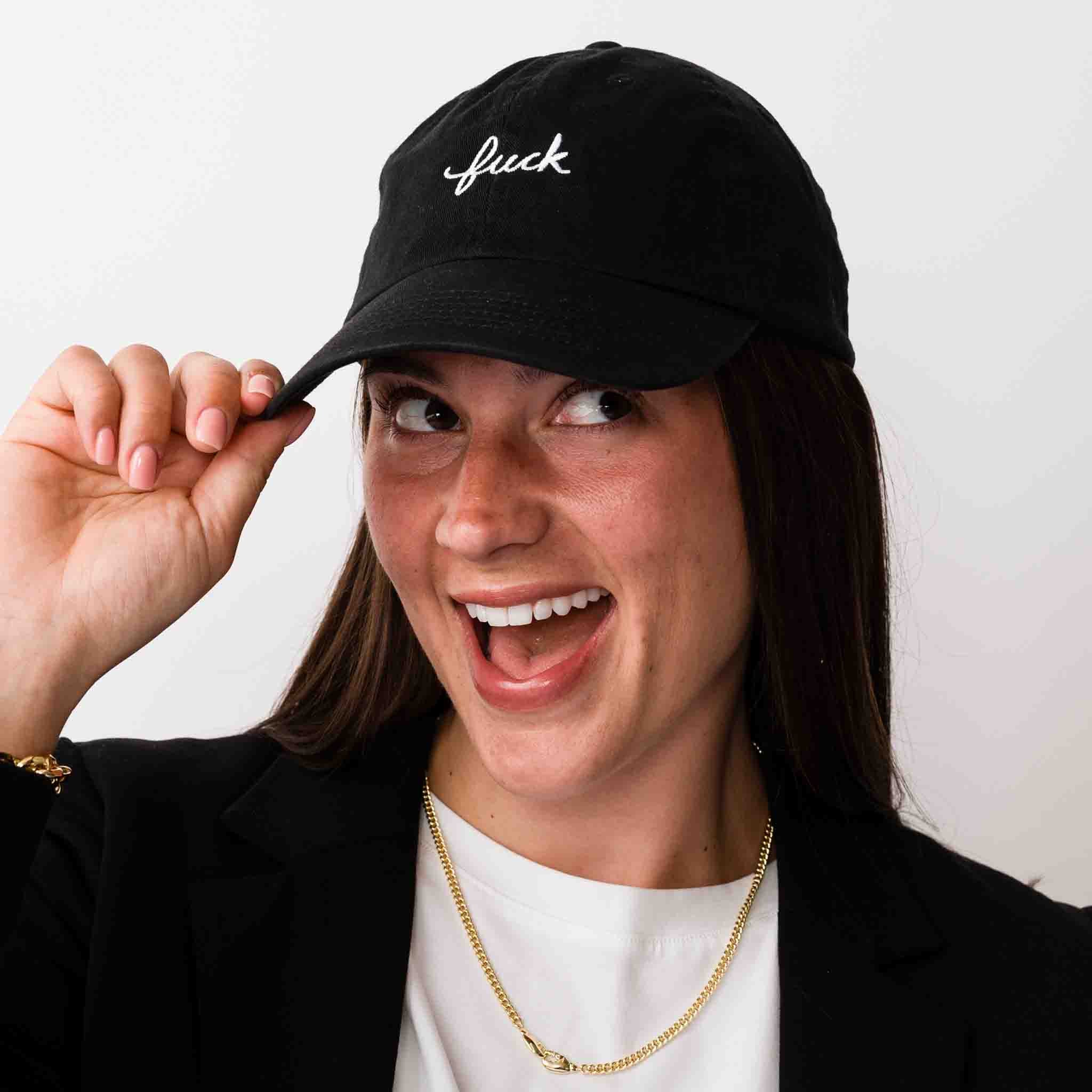 Fuck Baseball Hat | Adjustable | Larissa Loden