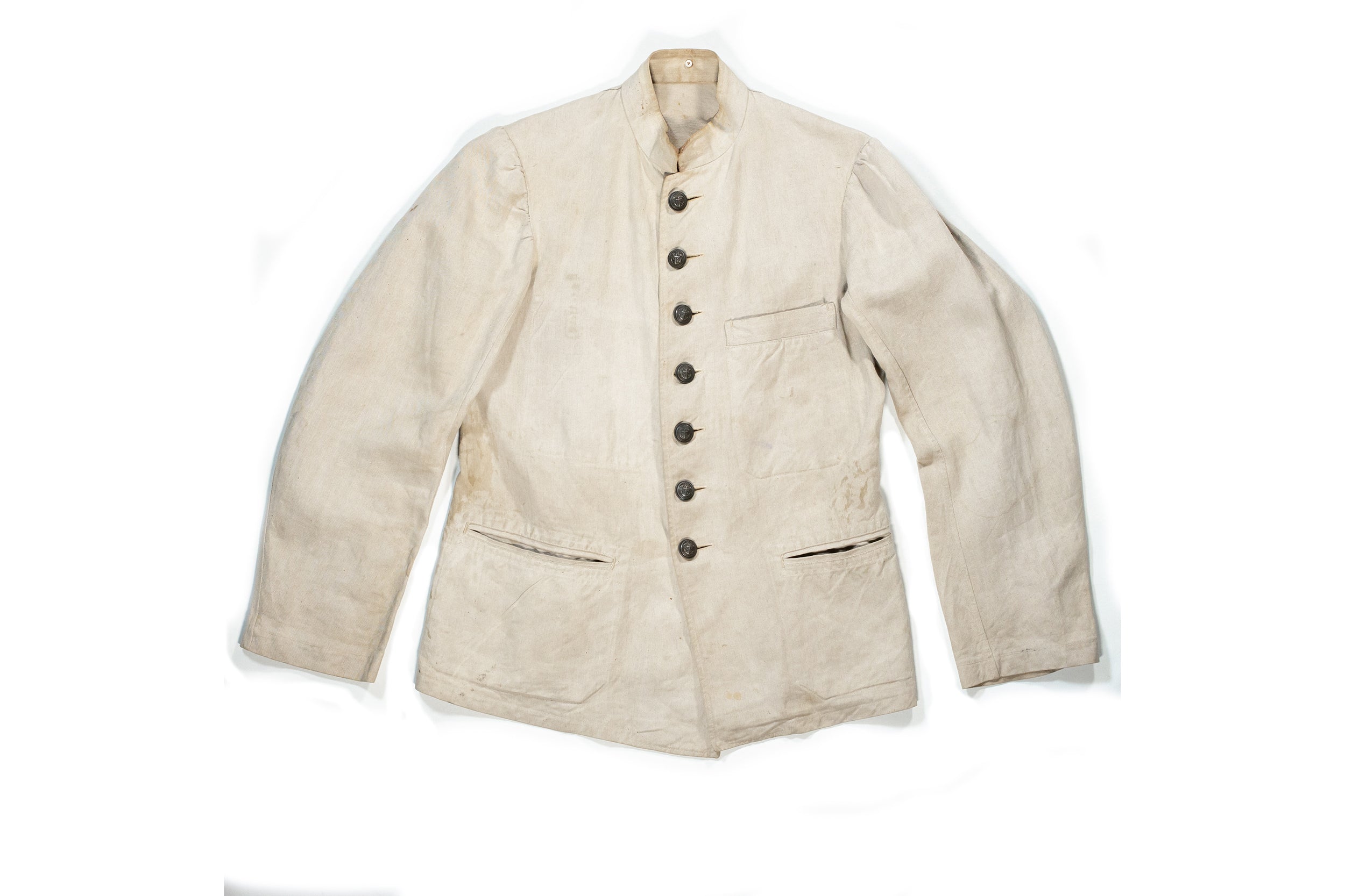1900's French Army Bourgeron Linen Jacket. – Le Zouave Shop