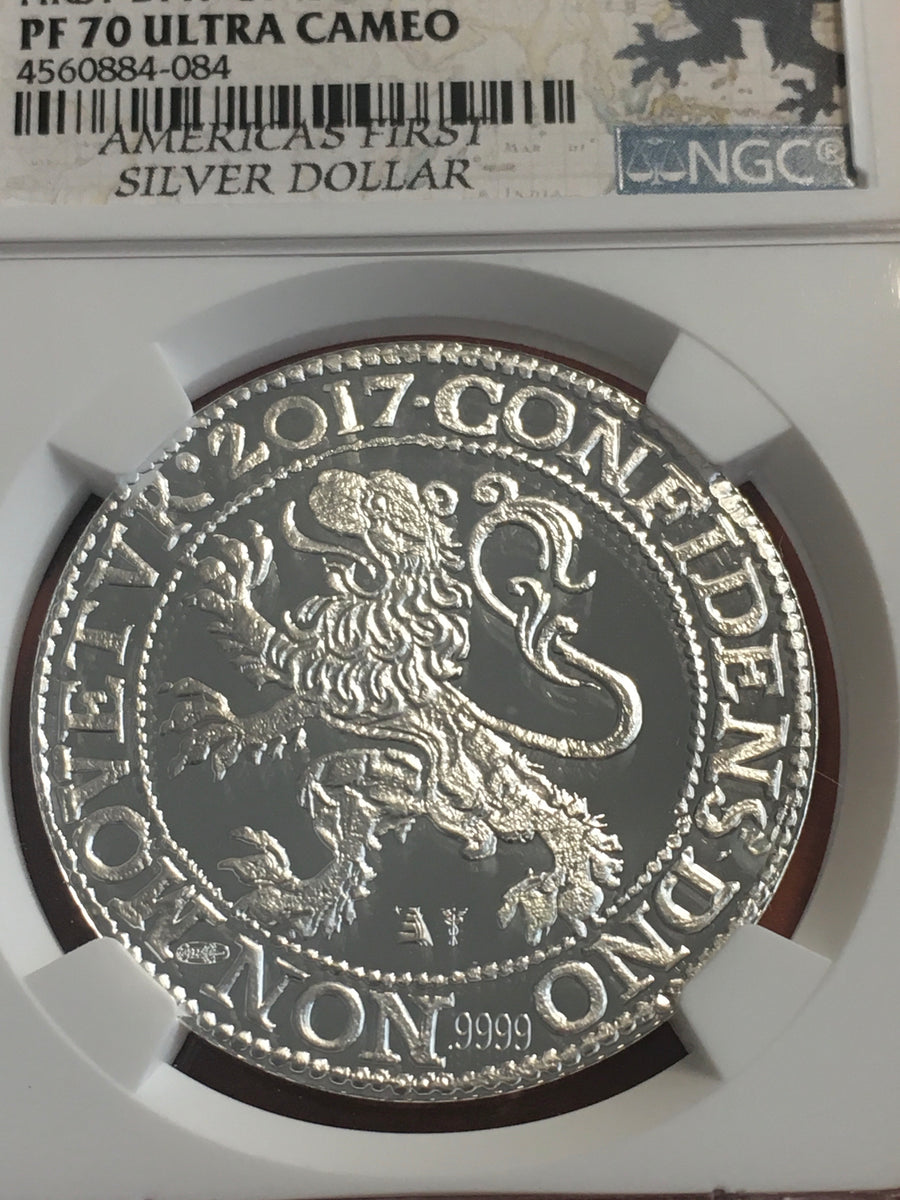 2017年 オランダ ライオンダラー ロイヤルダッチミント 銀貨 1st day