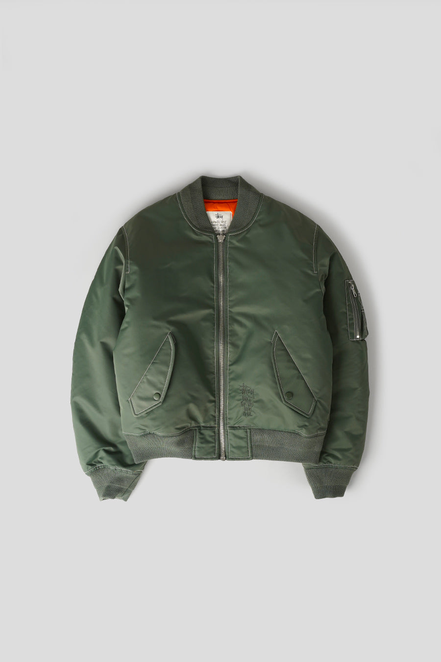 Stussy - GREEN BOMBER JACKET – LE LABO STORE