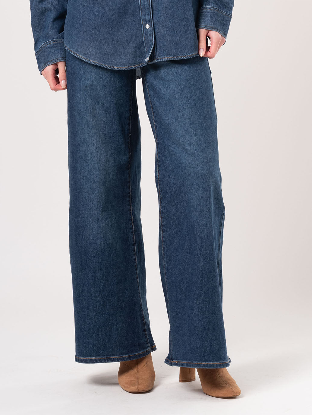 318™ シェーピング ワイドレッグ ミディアムインディゴ – リーバイス