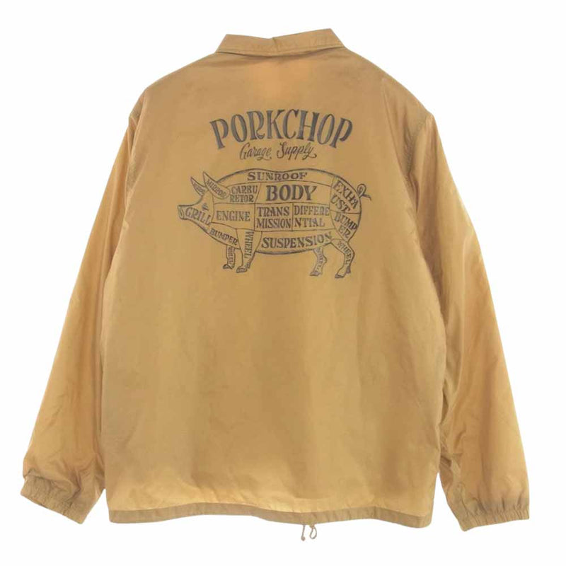 PORK CHOP ポークチョップ ナイロンジャケット M ベージュ 【公式通販】