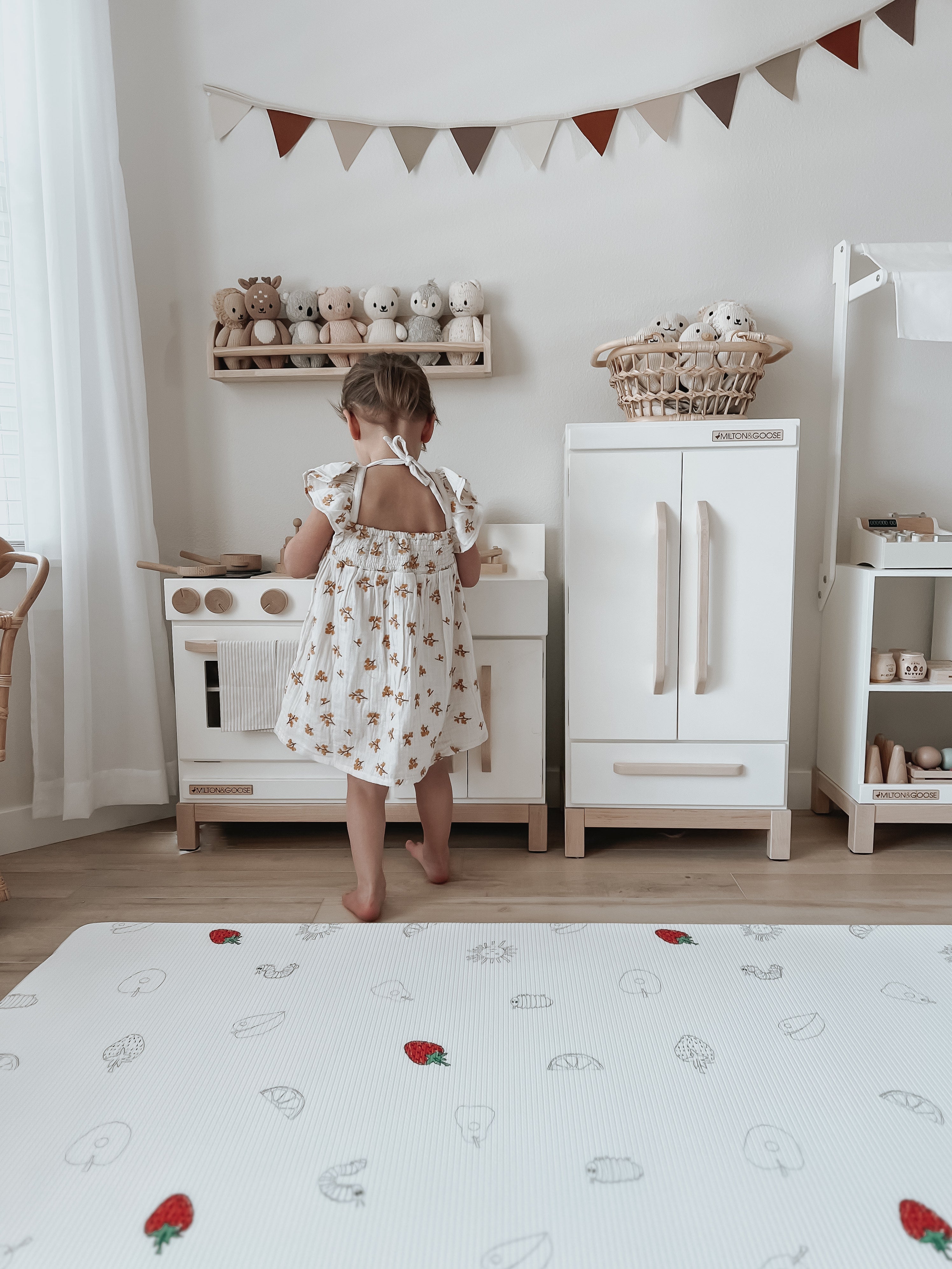 World of Eric Carle X Little Bot Baby Play Mat, Caterpillar Doodle