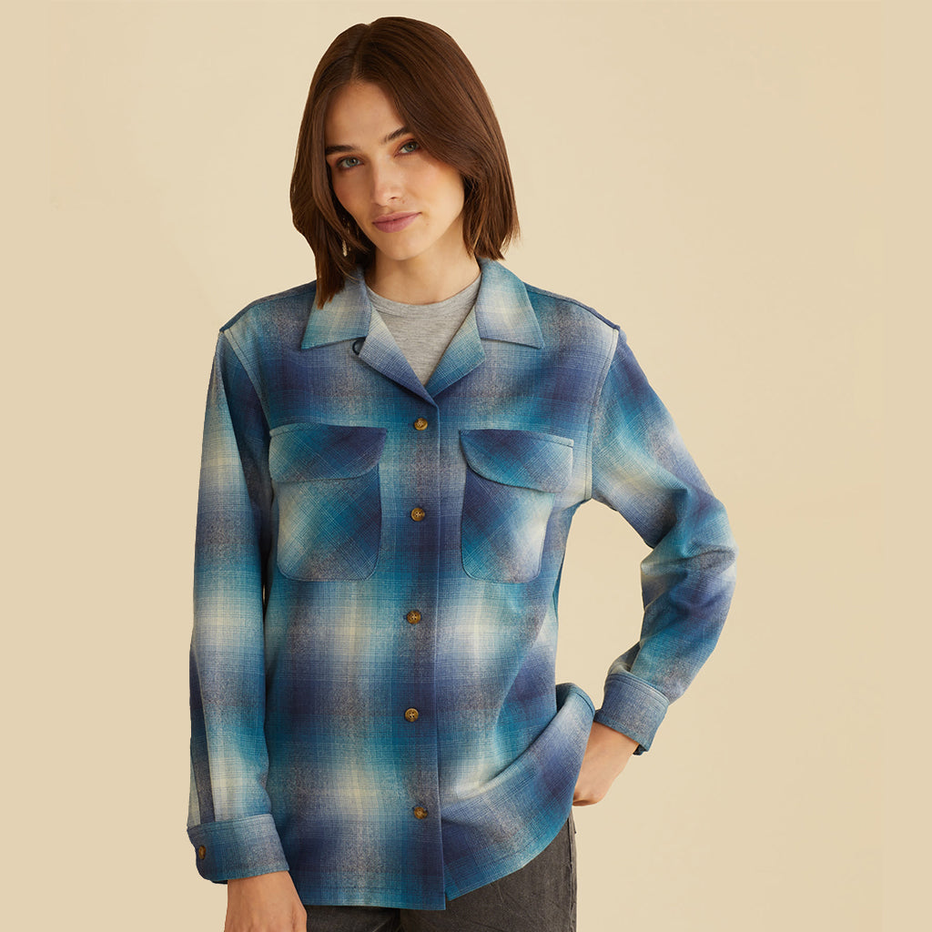 Pendleton | Boyfriend Board Shirt Blue Ombre 23' | Button Down