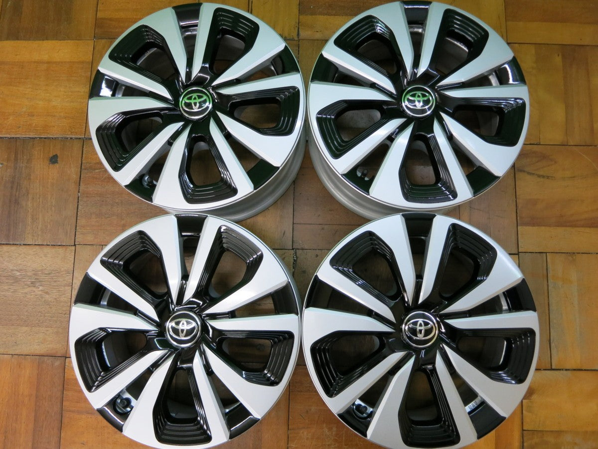 送料無料* 新車外し☆トヨタ 50系 プリウス 純正 ホイール 15インチ 15