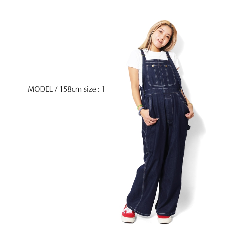 HOUSTON woman / ヒューストン ウーマン 1022W 8oz DENIM OVERALLS